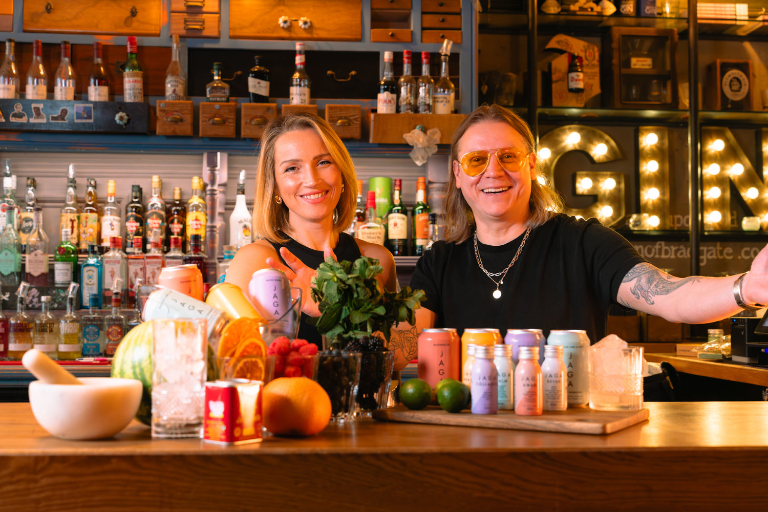 Lisa & Lee Jeffries, Founders of jAGA Nootropic Wellness Drinks