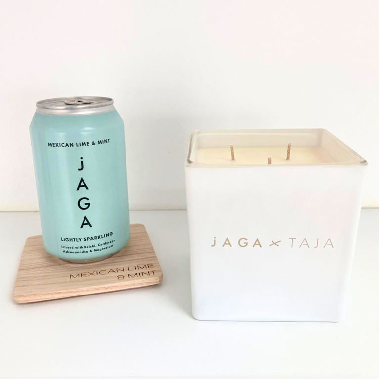 jAGA X TAJA Non Toxic Candle - Mexican Lime & Mint