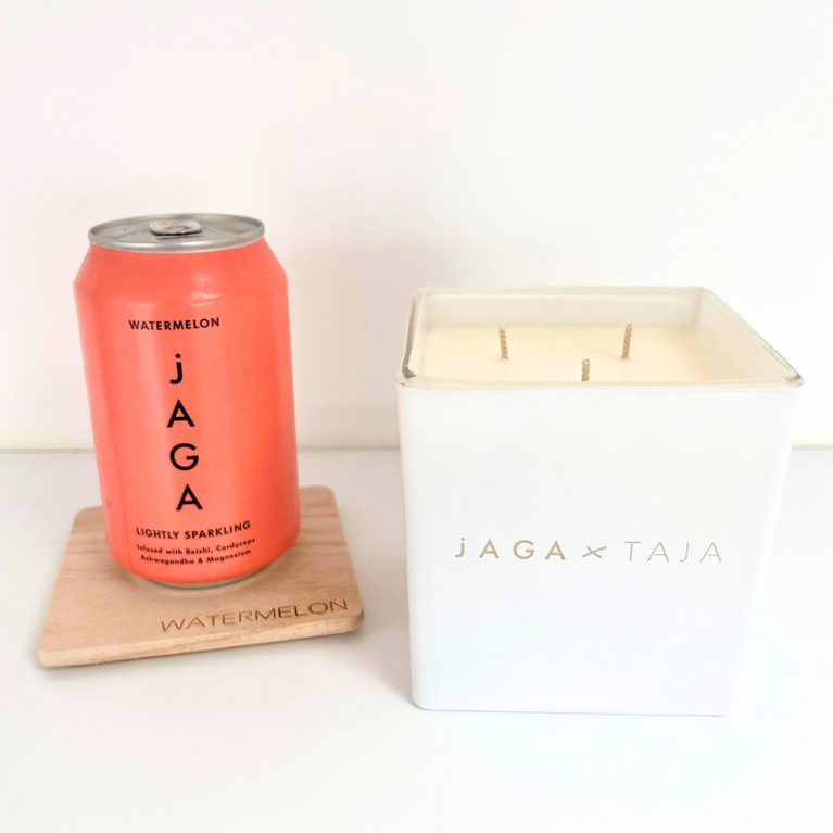 jAGA X TAJA Non Toxic Candle - Watermelon